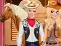 Játék Frozen Couple Cowboy Style online