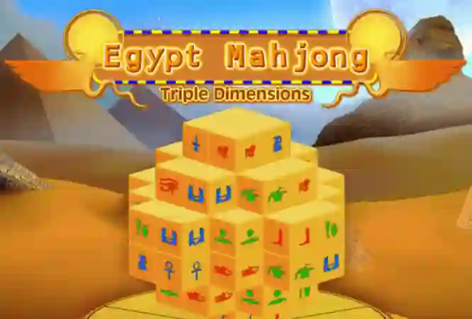Játék Egypt Mahjong Triple Dimensions online