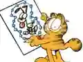 Játék Garfield connects the dots online