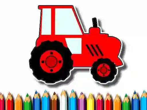 Játék Easy Kids Coloring Tractor online