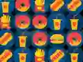 Játék Fast Food Match 3 online