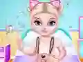 Játék Naughty Baby Elsa's Weekend online