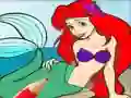 Játék Princess Mermaid Coloring Game online