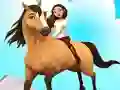 Játék Horse Run 3D online