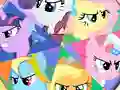 Játék Pony Round Puzzle online