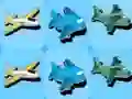 Játék Big Fast Airplanes Match 3 online