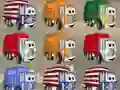Játék Garbage Trucks Matching online