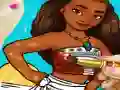 Játék Moana Coloring Book online