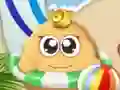 Játék Pou summer Break online