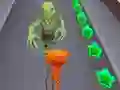 Játék Angry Cat Run Zombies Alley online