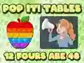 Játék Pop It  Tables online