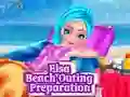 Játék Elsa Beach Outing Preparation online