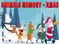 Játék Animals Memory - Xmas online