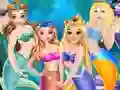 Játék Princess Mermaid Style Dress Up online