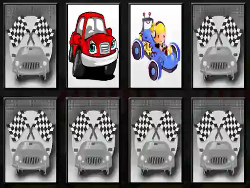 Játék Racing Cars Memory online