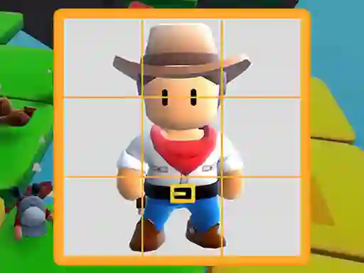 Játék Stumble Boys Sliding Puzzle online