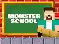 Játék Monster School: Roller Coaster & Parkour online
