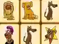 Játék Mahjong dogs online