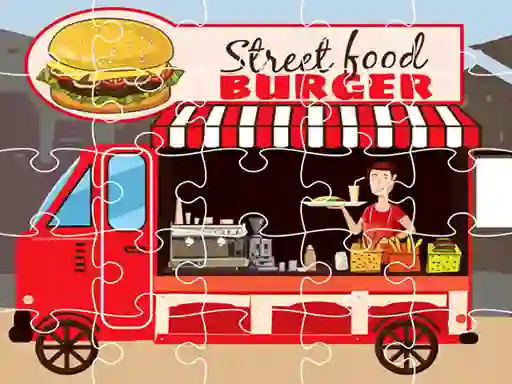 Játék Burger Trucks Jigsaw online