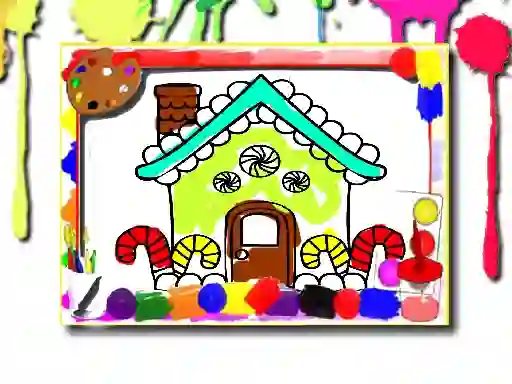 Játék House Coloring Book online