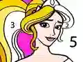 Játék Princess Coloring By Number online