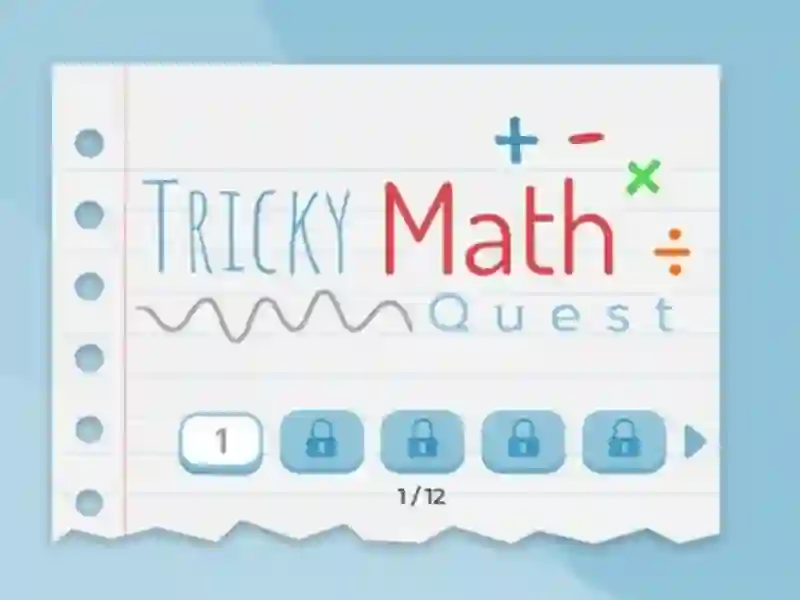 Játék Tricky Math Quest online