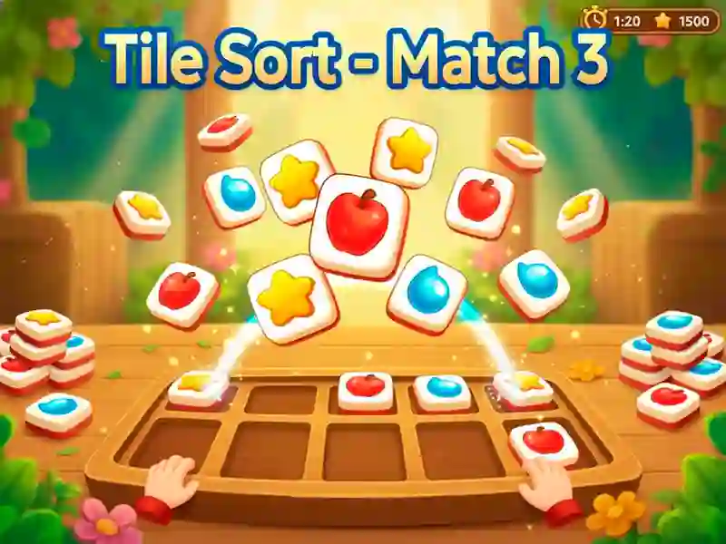 Játék Tile Sort - Match 3 online