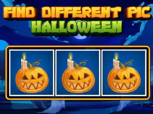Játék Find Different Pic Halloween online