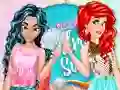 Játék Jasmine and Ariel Wardrobe Swap online