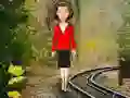 Játék Girl Escape From Railway Track online