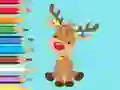 Játék Coloring Book: Cute Christmas Reindeer online