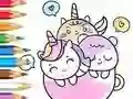 Játék Coloring Book: A Cup Of Unicorn online