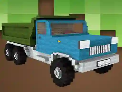Játék Blockcraft Truck Jigsaw online