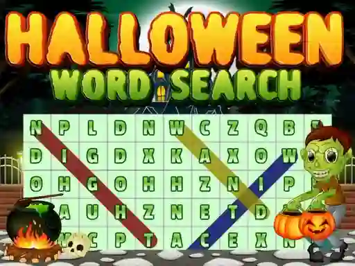 Játék Halloween Words Search online
