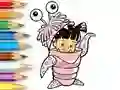 Játék Coloring Book: Monster Costume Girl online
