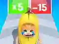 Játék Epic Banana Run: Merge Master online