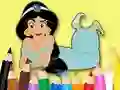 Játék Coloring Book: Princess Jasmine online