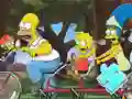 Játék Jigsaw Puzzle: Simpson Family Riding online