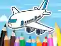 Játék Coloring Book: Flying Airplane online