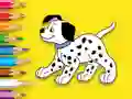Játék Coloring Book: Cute Spotted Dog online
