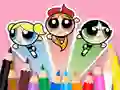 Játék Coloring Book: The Powerpuff Girls online
