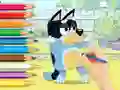 Játék Coloring Book: Bluey And Bingo online