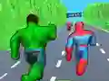 Játék Superhero Transform - Change Race online