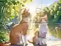 Játék Jigsaw Puzzle: Cats In Pairs online