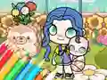 Játék Coloring Book: Avatar World Babycare online