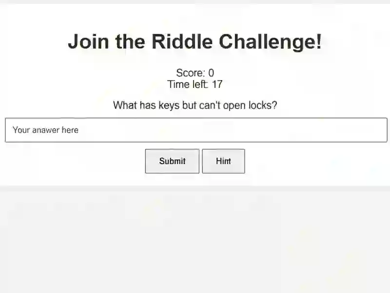 Játék Riddle Challenge online