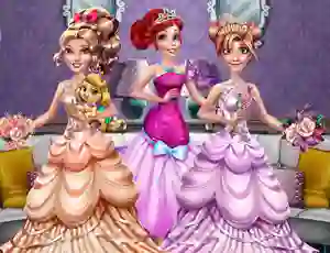 Játék Princesses Homecoming Party online