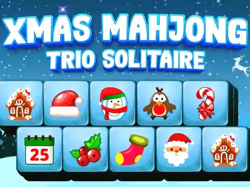 Játék Xmas Mahjong Trio Solitaire online