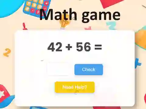 Játék Math game online
