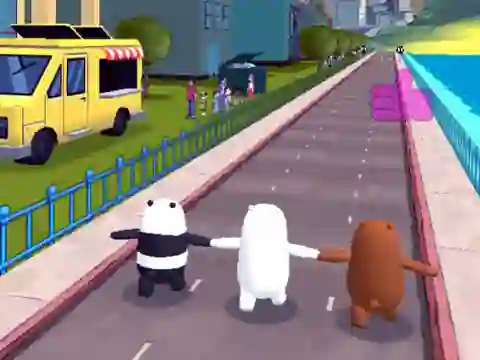 Játék We Bare Bears Bear Parkour online